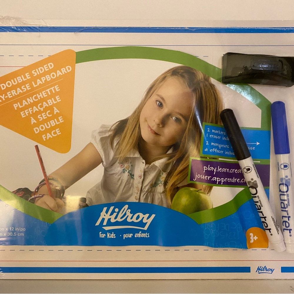 Hilroy Double-Sided Dry-Erase Whiteboard Set